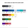 tank top color chart - Bleach UK Store