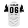 Arrancars Grimmjow Bleach AOP Baseball Jersey AOP Baseball Jersey BACK Mockup - Bleach UK Store