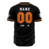 Personalized Soul Reaper Ichigo Bleach AOP Baseball Jersey BACK Mockup - Bleach UK Store