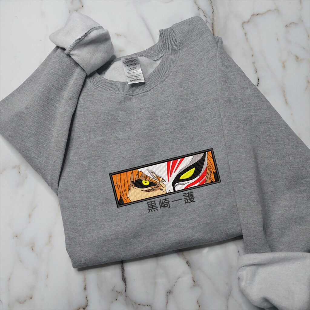 Anime Embroidery Sweater, Embroidered Sweater, Anime Shirt, Embroidery Sweater - Image 4