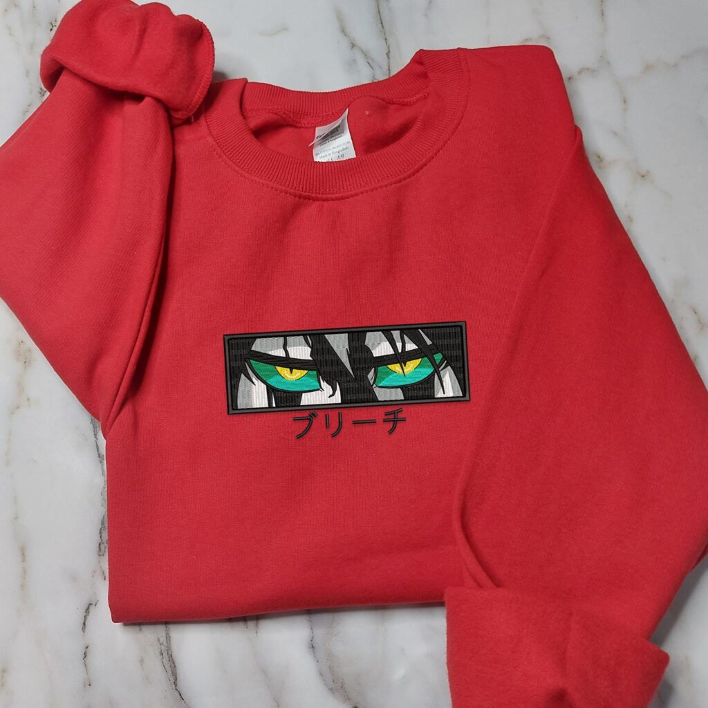 Anime Chart-topper Embroidered Sweater, Anime Shirt, Embroidery Sweater - Image 2