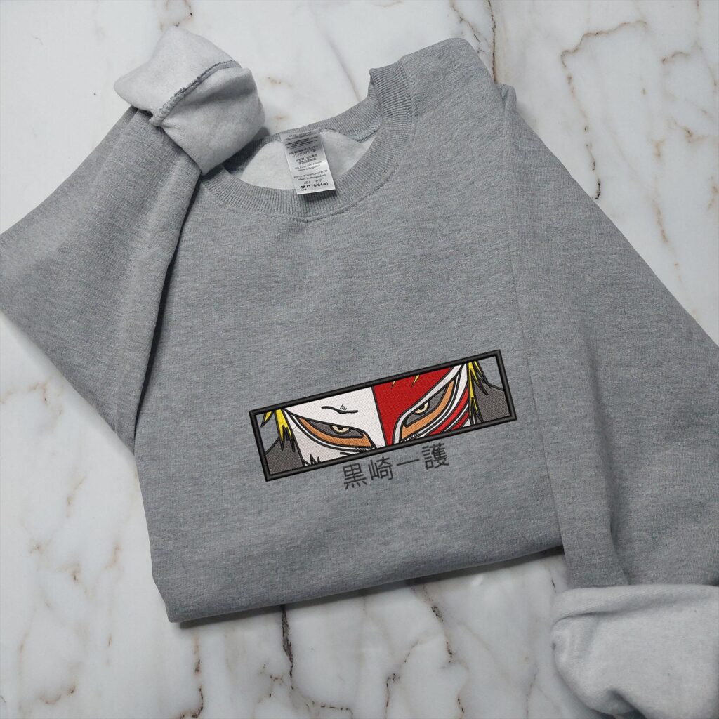 Anime Embroidery Sweater, Embroidered Sweater, Anime Shirt - Image 4