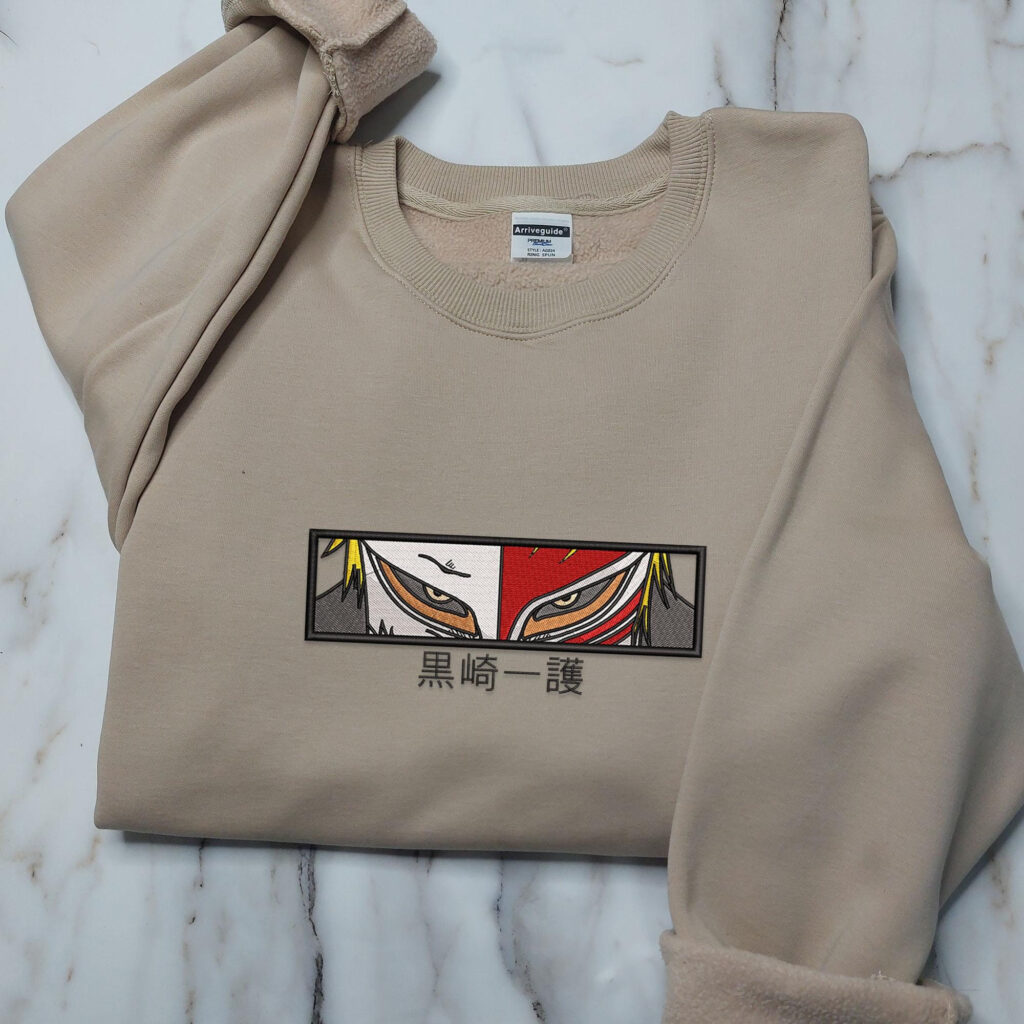 Anime Embroidery Sweater, Embroidered Sweater, Anime Shirt