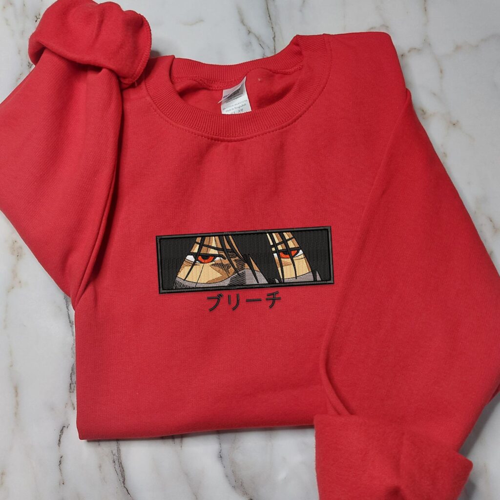 Anime New Idea Embroidered Sweater, Anime Shirt, Embroidery Sweater - Image 2