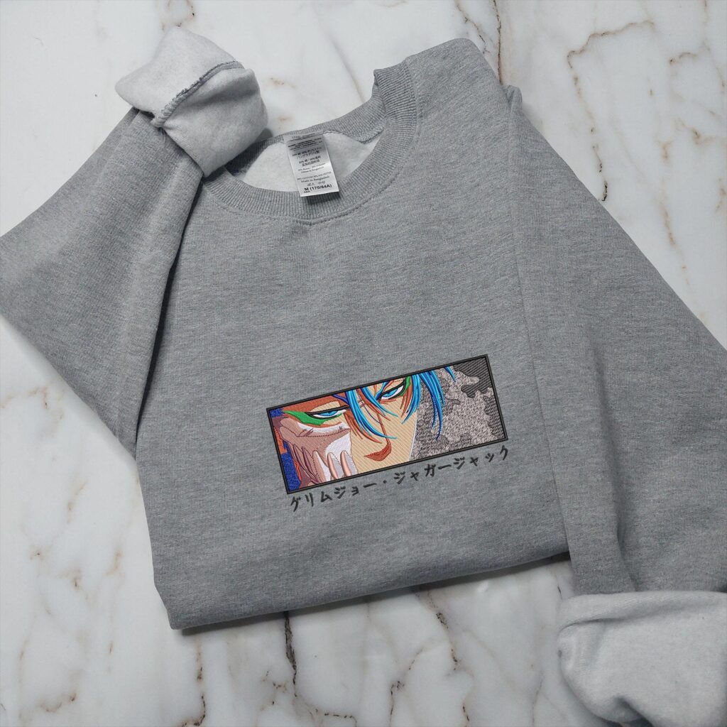 Embroidered Sweater, Embroidery Sweatshirt, Anime Shirt, Embroidery Sweater - Image 2