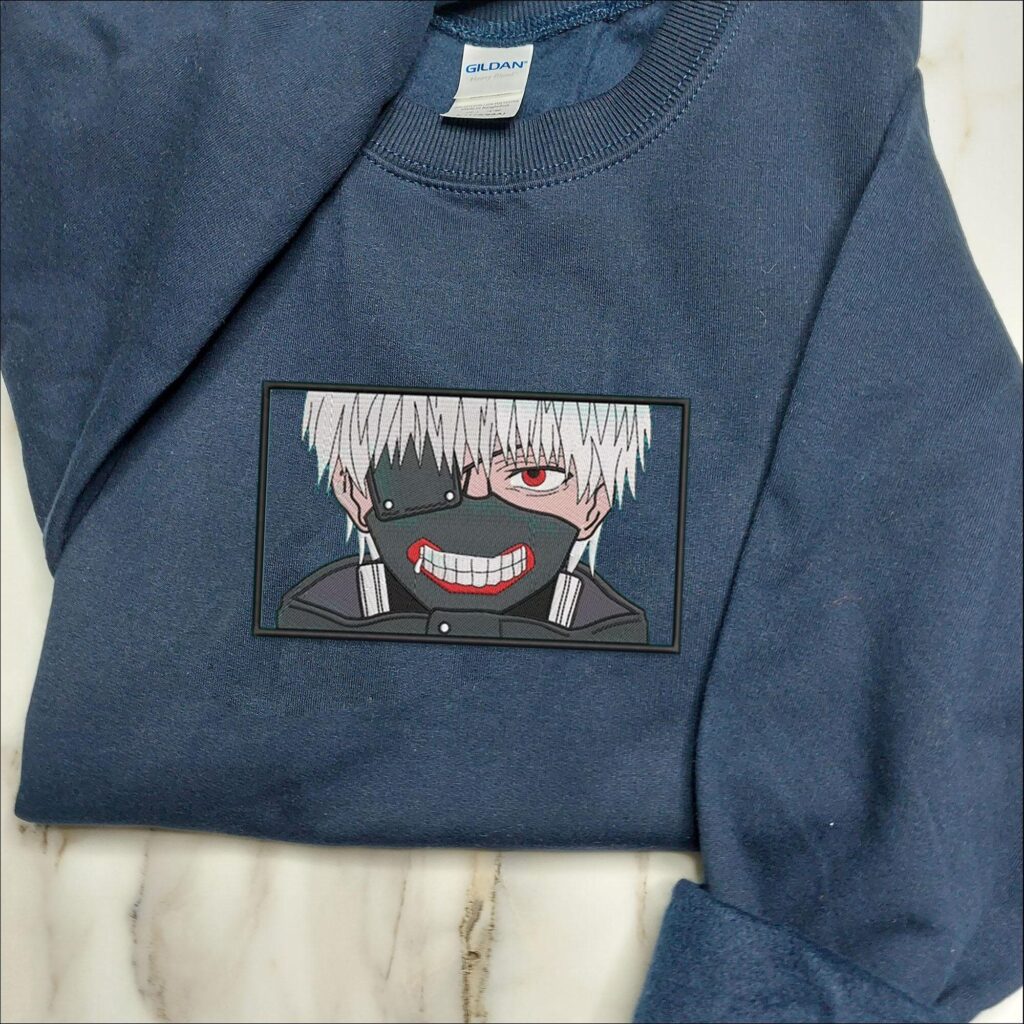 Anime Embroidery Sweatshirt, New Arrival Embroidered Sweater, Anime Shirt - Image 5