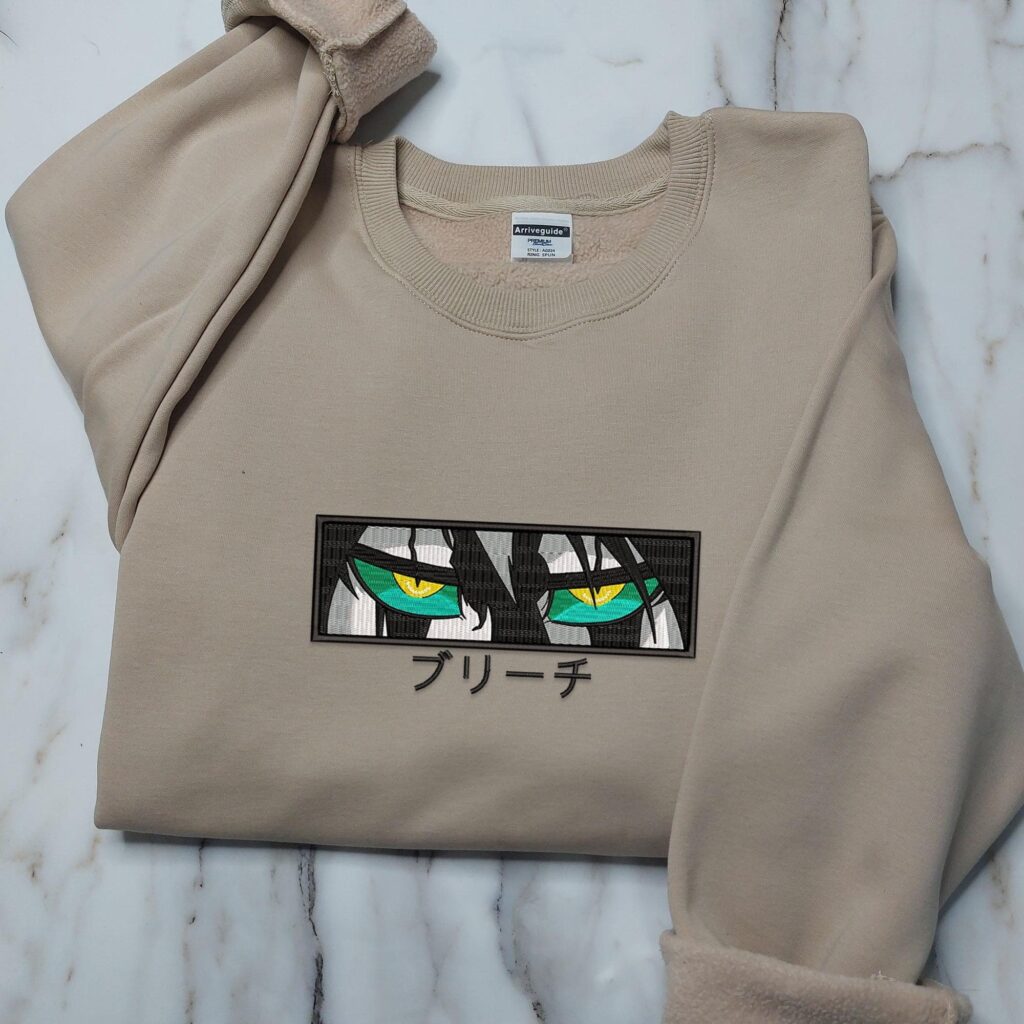 Anime Chart-topper Embroidered Sweater, Anime Shirt, Embroidery Sweater