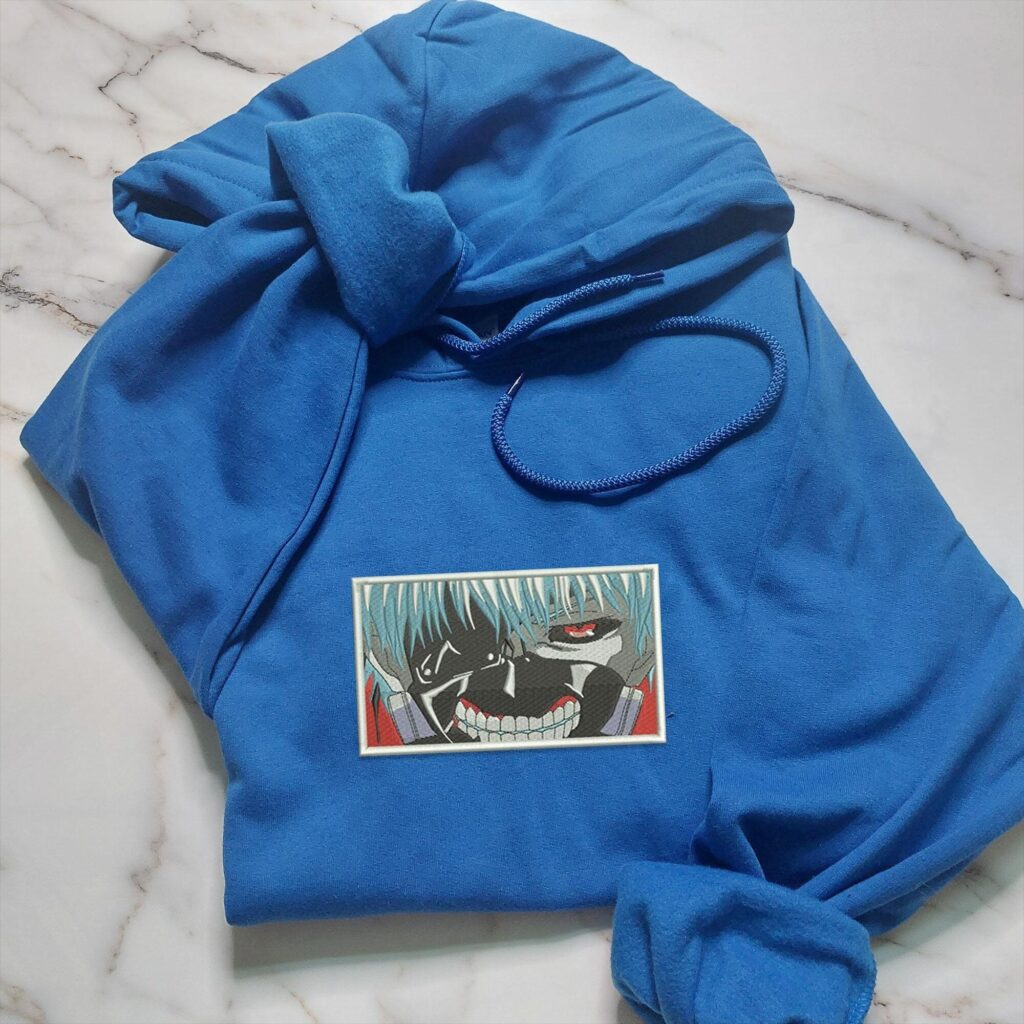 Anime Embroidery Sweatshirt, New Version 01 Embroidered Sweater, Anime Shirt - Image 4