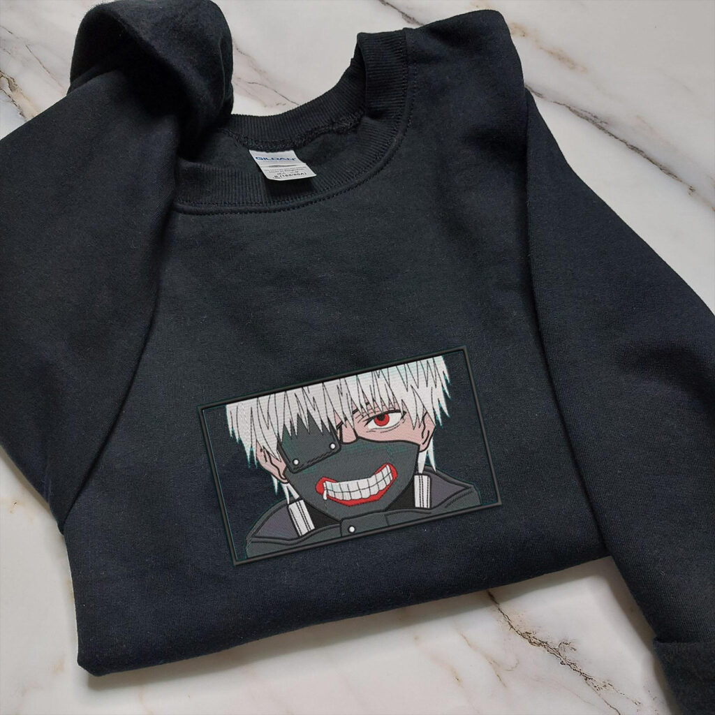 Anime Embroidery Sweatshirt, New Arrival Embroidered Sweater, Anime Shirt - Image 2